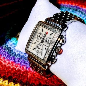 Michele Art Deco Watch with Diamonds